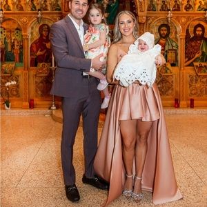 Custom BHLDN X Flor et.al Beata Dress High Low Bridesmaid Wedding Guest